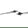 Mexen Aron double porte-serviettes, Noir - 7088125-70