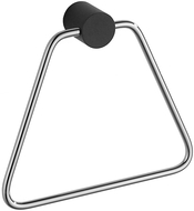 Mexen Aron porte-serviettes, Noir/Chrome - 7088132-07