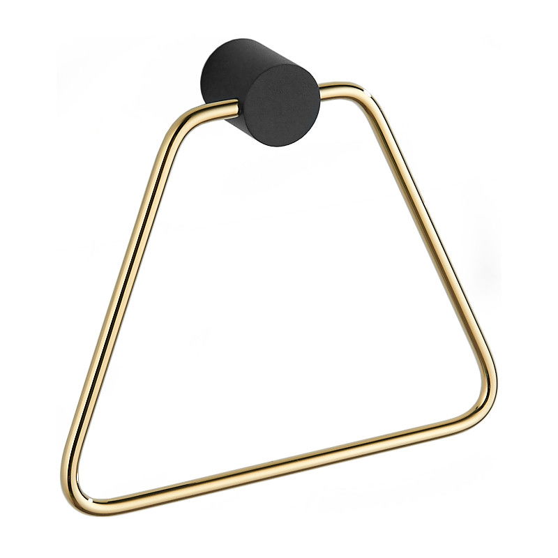 Mexen Aron porte-serviettes, Noir/Or - 7088132-57