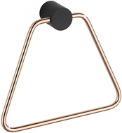 Mexen Aron porte-serviettes, Noir/Or rose - 7088132-67