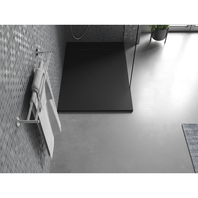 Mexen Otto receveur de douche rectangulaire SMC 120 x 70 cm, noir - 4N707012