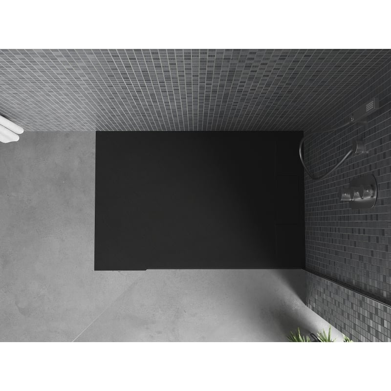 Mexen Otto receveur de douche rectangulaire SMC 120 x 70 cm, noir - 4N707012