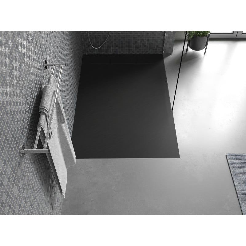 Mexen Otto bac de douche rectangulaire SMC 140 x 70 cm, noir - 4N707014