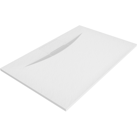 Receveur de douche rectangulaire Mexen Egon SMC 100 x 80 cm, blanc - 4R108010