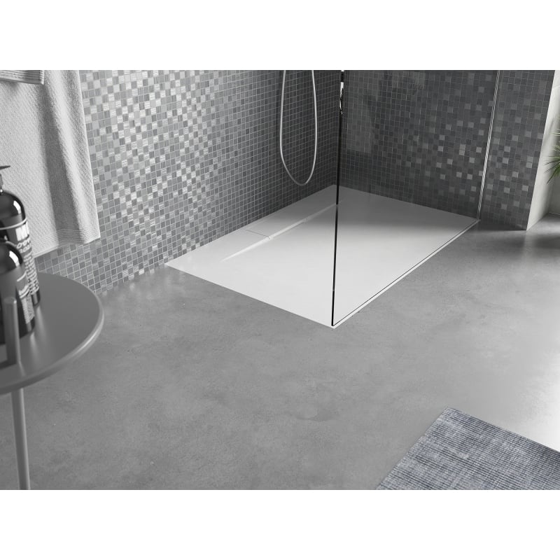 Mexen Egon receveur rectangulaire SMC 100 x 80 cm, blanc - 4R108010