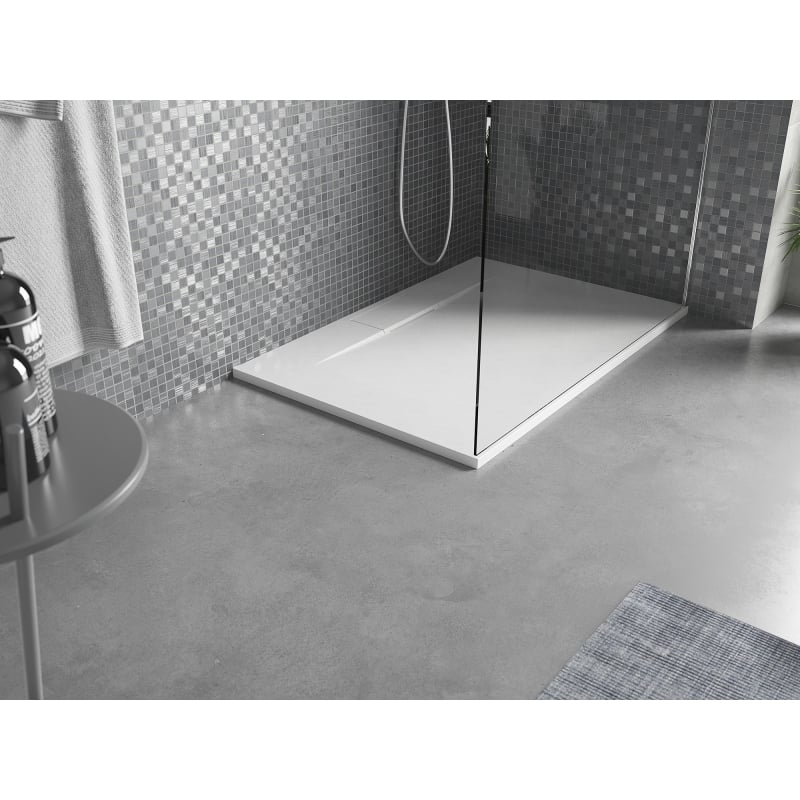 Mexen Egon receveur rectangulaire SMC 140 x 80 cm, blanc - 4R108014
