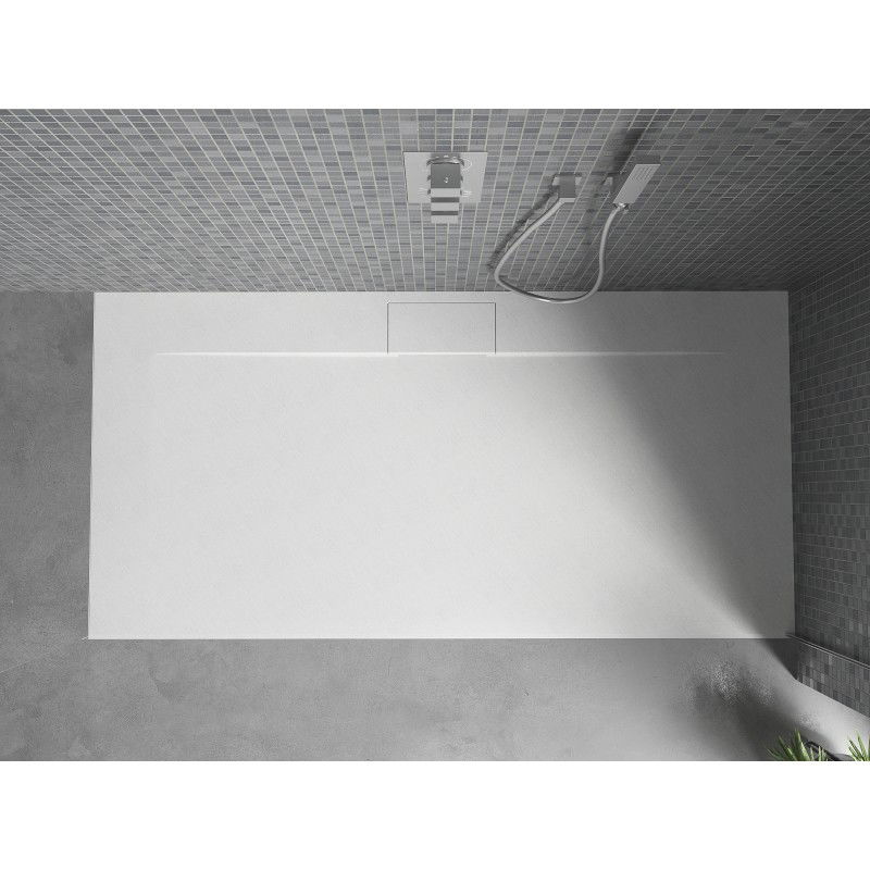 Mexen Egon receveur de douche rectangulaire SMC 160 x 80 cm, blanc - 4R108016