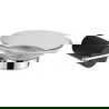 Mexen Aron Porte-savon, Noir/Chrome - 7088139-07