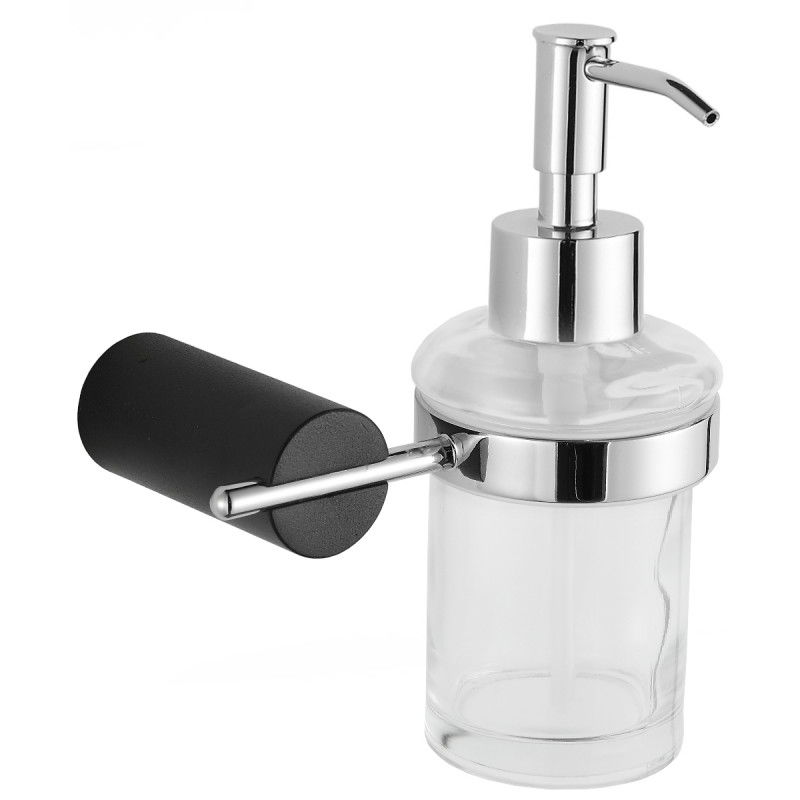 Mexen Aron distributeur de savon, Noir/Chrome - 70881388-07