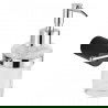 Mexen Aron distributeur de savon, Noir/Chrome - 70881388-07