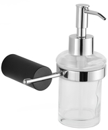 Mexen Aron distributeur de savon, Noir/Chrome - 70881388-07