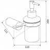 Mexen Aron distributeur de savon, Noir/Or - 70881388-57