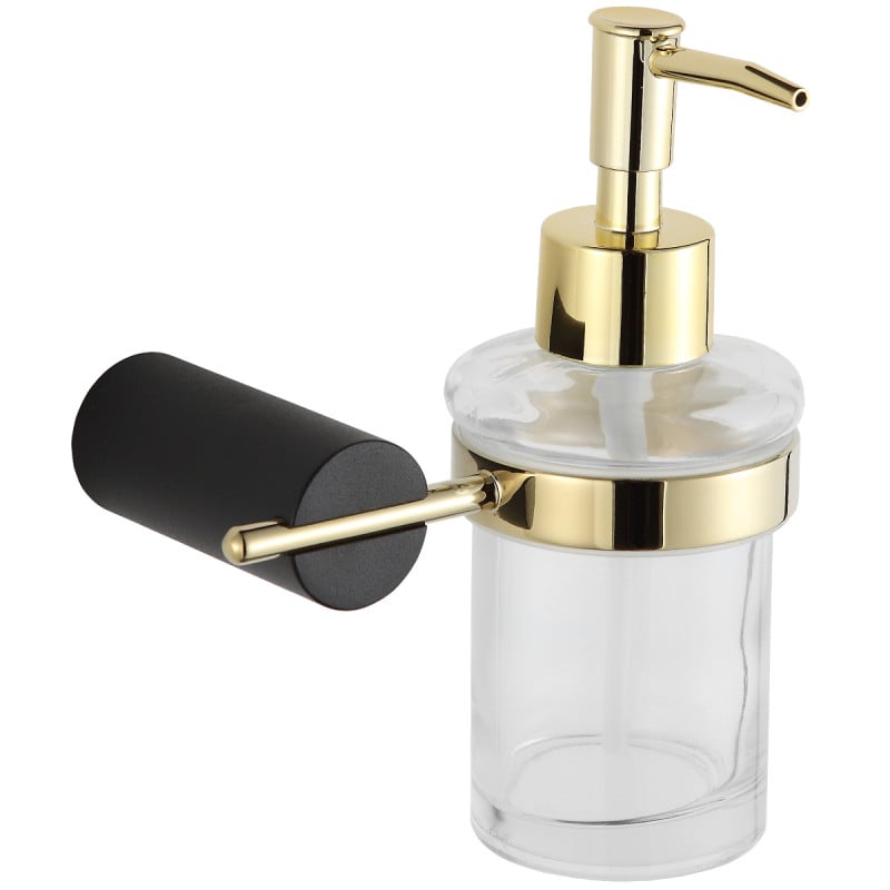 Mexen Aron distributeur de savon, Noir/Or - 70881388-57