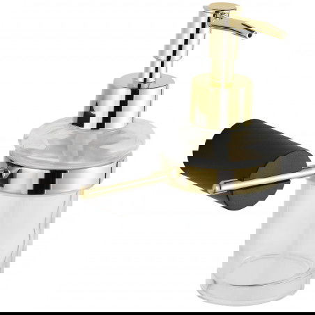 Mexen Aron distributeur de savon, noir/doré - 70881388-57