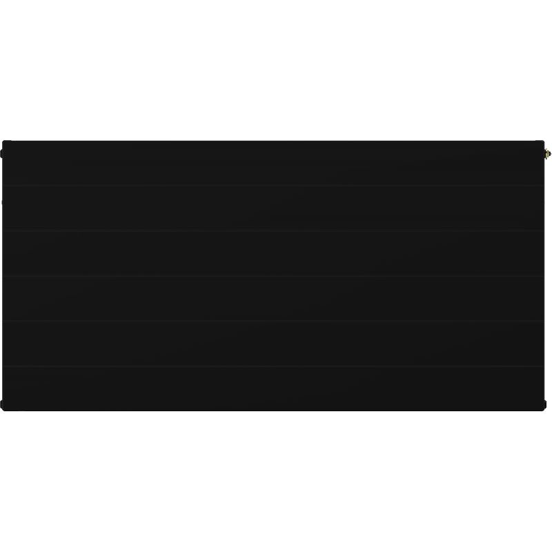 Mexen Line CCL21 radiateur à plaques 600 x 2000 mm, raccordement inférieur central, 2419 W, noir - W6C21L-060-200-70