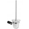 Mexen Aron brosse de toilette, noir/chrome - 7088150-07