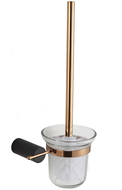 Mexen Aron Brosse à WC, Noir/Or rose - 7088150-67
