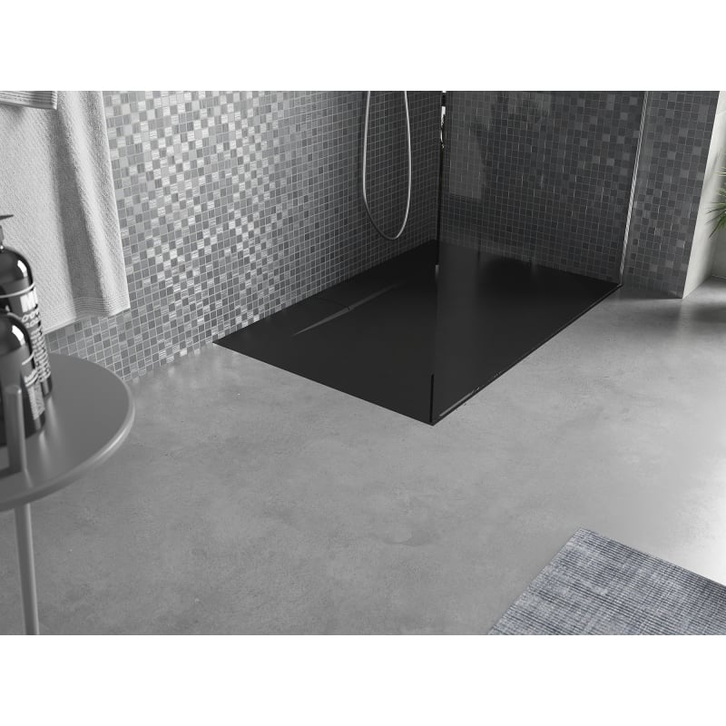 Mexen Egon receveur de douche rectangulaire SMC 100 x 80 cm, noir - 4R708010