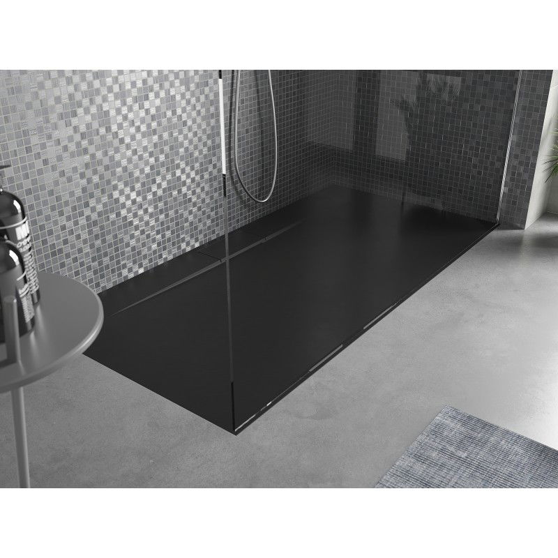 Mexen Egon receveur de douche rectangulaire SMC 170 x 80 cm, noir - 4R708017