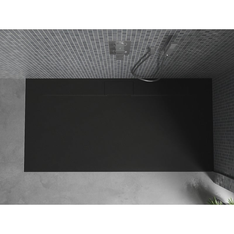 Mexen Egon receveur de douche rectangulaire SMC 200 x 90 cm, noir - 4R709020