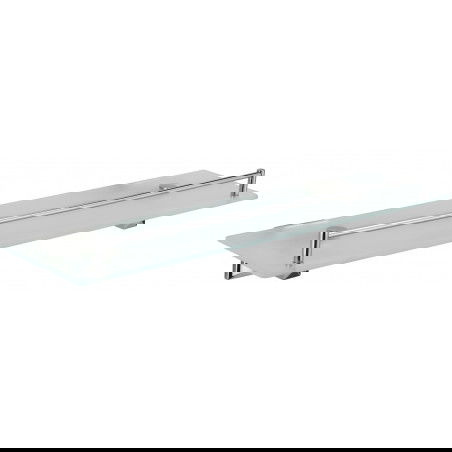 Mexen Dalia étagère suspendue en verre, chrome - 7017337-00