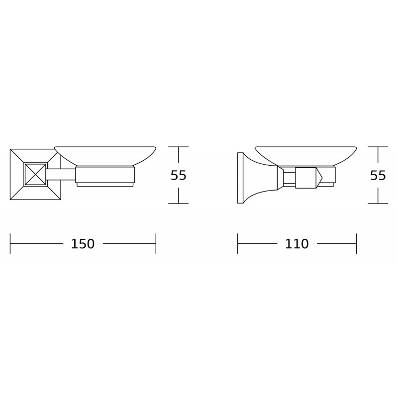 Mexen Dalia mydelniczka, noire - 7017339-70