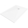 Mexen Stone+ receveur composite rectangulaire 100 x 70 cm, blanc, grille de cache blanche - 44107010-W