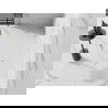 Mexen Stone+ receveur composite rectangulaire 100 x 70 cm, blanc, cache-blanc - 44107010-W