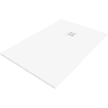 Receveur en composite rectangulaire Mexen Stone+ 110 x 90 cm, blanc, cache blanc - 44109011-W