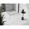 Mexen Stone+ receveur de douche composite carré 90 x 90 cm, blanc, cache doré - 44109090-G