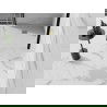 Mexen Stone+ receveur composite carré 70 x 70 cm, blanc, finition dorée - 44107070-G