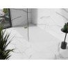 Mexen Stone+ receveur de douche carré en composite 180 x 100 cm, blanc, cache doré - 44101018-G