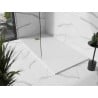 Bac à douche rectangulaire composite Mexen Stone+ 160 x 90 cm, blanc, cache doré - 44109016-G