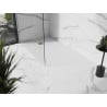 Bac à douche rectangulaire composite Mexen Stone+ 160 x 90 cm, blanc, cache doré - 44109016-G