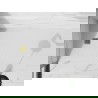 Mexen Stone+ receveur en composite rectangulaire 180 x 90 cm, blanc, cache en or - 44109018-G