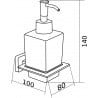 Mexen Arno distributeur de savon, Or rose - 70207388-60