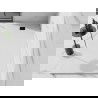 Mexen Stone+ bac en composite rectangulaire 200 x 100 cm, blanc, cache noir - 44101020-B