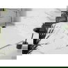 Mexen Stone+ bac en composite rectangulaire 200 x 100 cm, blanc, cache noir - 44101020-B