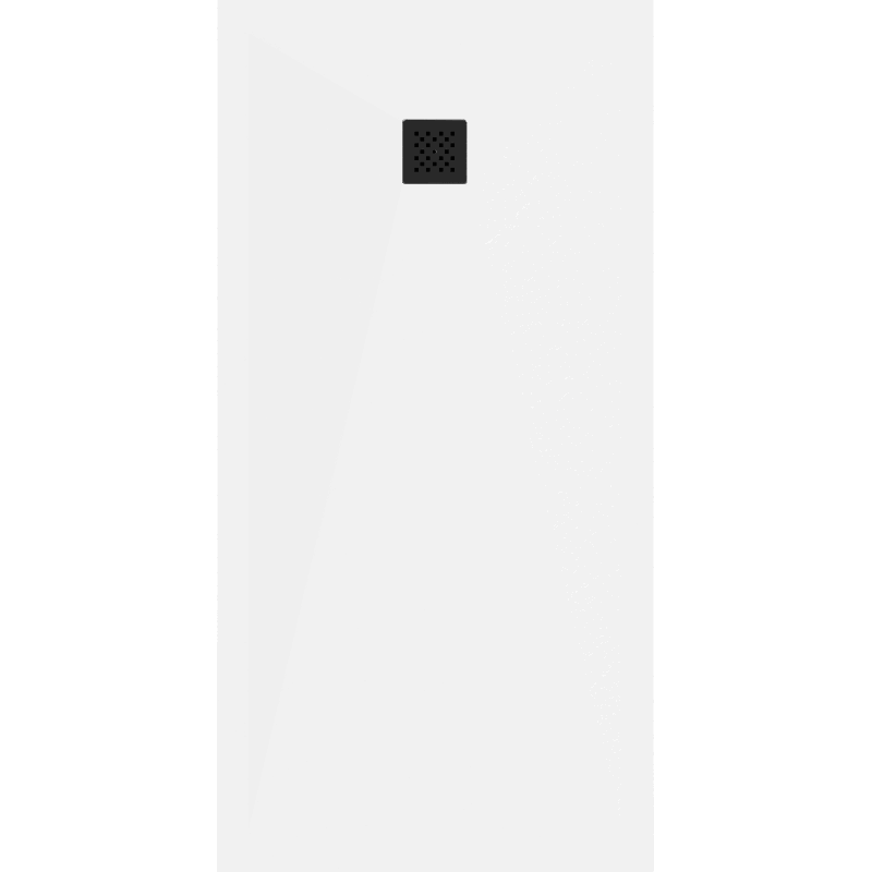 Mexen Stone+ receveur de douche rectangulaire en composite 160 x 100 cm, blanc, cache noir - 44101016-B