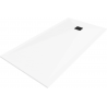 Mexen Stone+ bac de douche en composite rectangulaire 180 x 90 cm, blanc, cache noir - 44109018-B