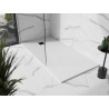 Mexen Stone+ receveur de douche composite rectangulaire 200 x 80 cm, blanc, cache noir - 44108020-B