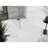 Mexen Stone+ receveur de douche composite rectangulaire 160 x 70 cm, blanc, cache noir - 44107016-B