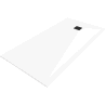 Mexen Stone+ receveur de douche composite rectangulaire 160 x 70 cm, blanc, cache noir - 44107016-B