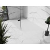 Mexen Stone+ receveur de douche composite rectangulaire 200 x 80 cm, blanc, cache noir - 44108020-B