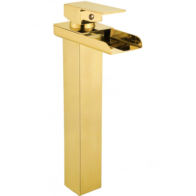 Mexen Hydra robinet de lavabo haut, Or - 744910-50