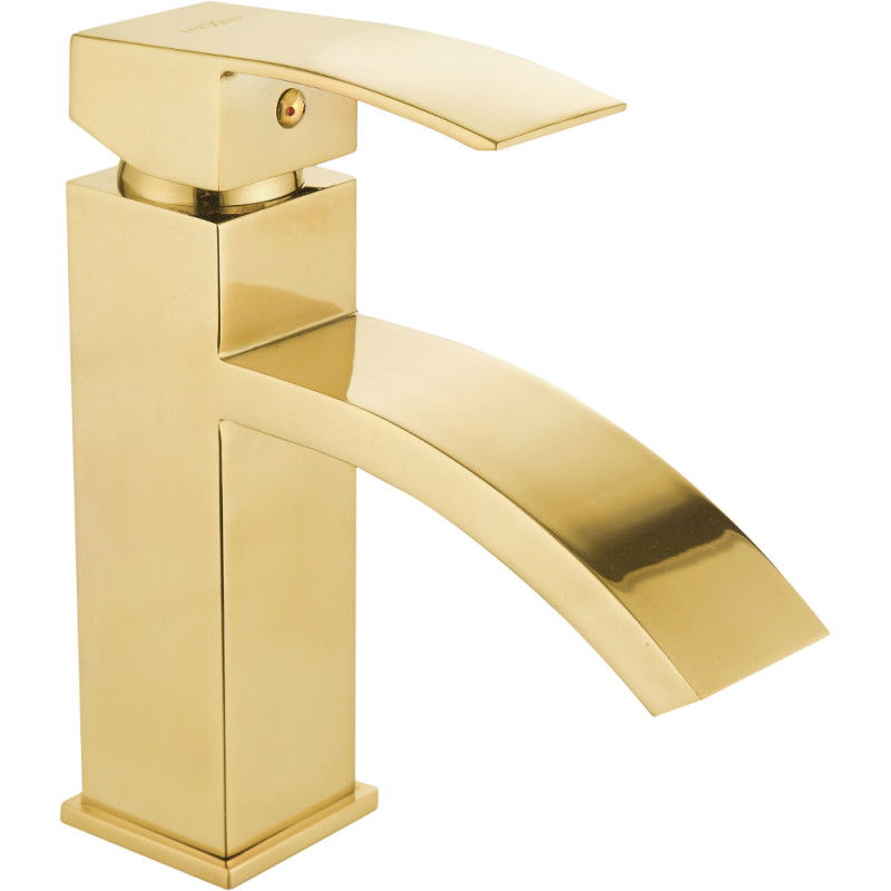 Mexen Libra robinet de lavabo, Or - 745100-50