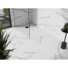Mexen Stone+ receveur de douche composite rectangulaire 140 x 90 cm, blanc, cache noir - 44109014-B