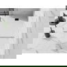 Mexen Stone+ bac rectangulaire en composite 100 x 70 cm, blanc, cache noir - 44107010-B