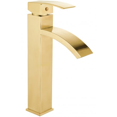 Mexen Libra robinet de lavabo haut, Or - 745110-50