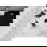 Mexen Stone+ bac en composite rectangulaire 100 x 80 cm, noir, cache en or - 44708010-G